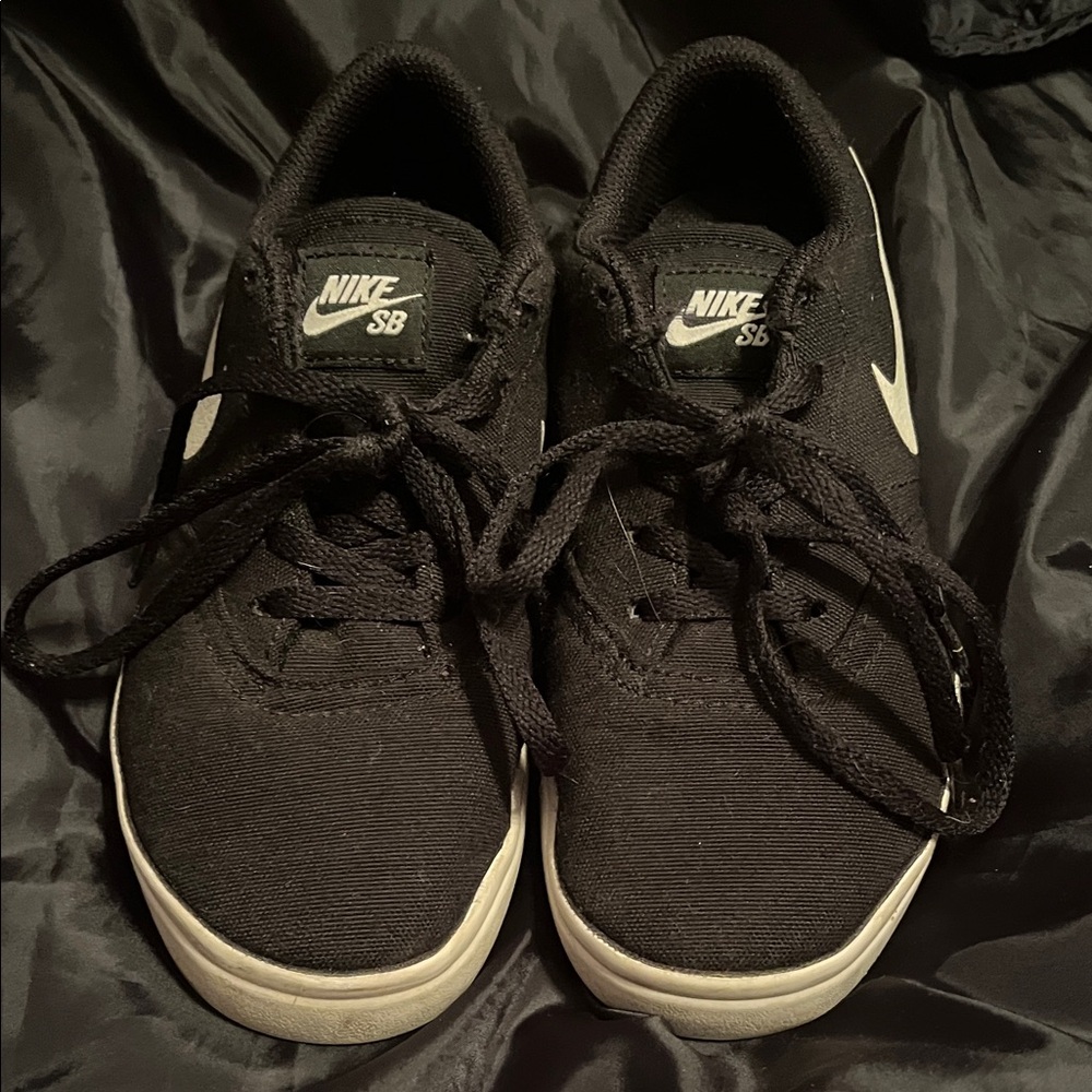 Nike SB Black and White Skate Shoes